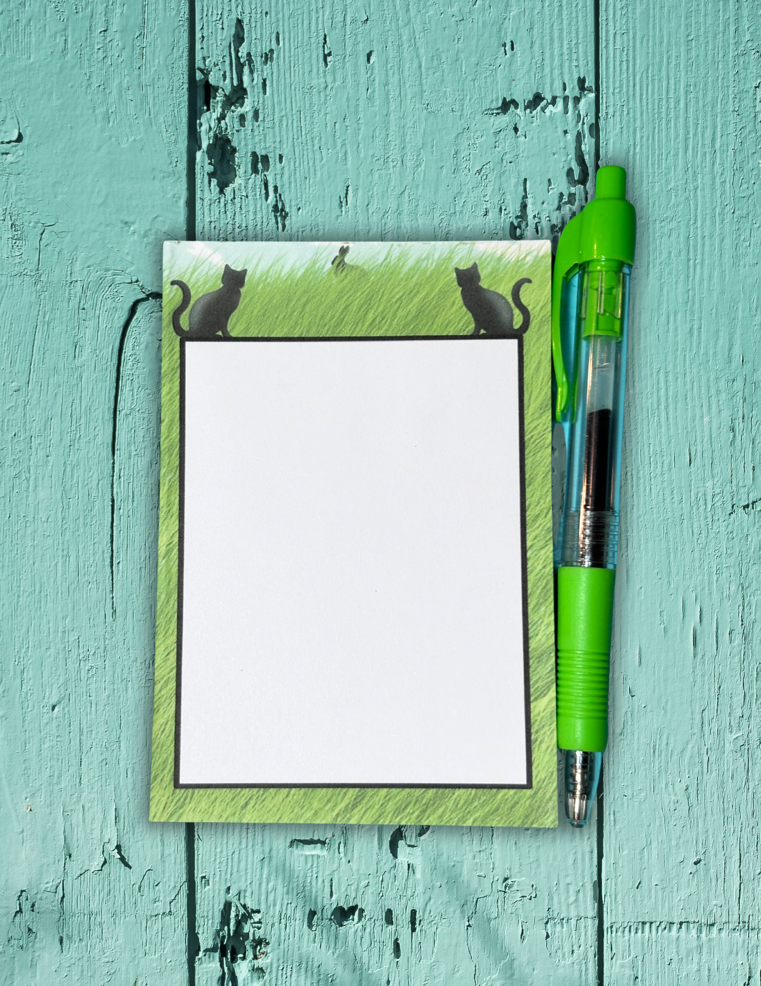 Whiskers in the Grass Notepad 3.5"x4.75"