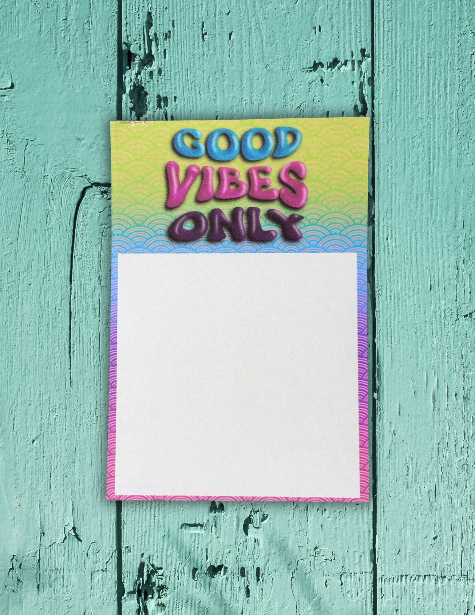 Good Vibes Only Notepad