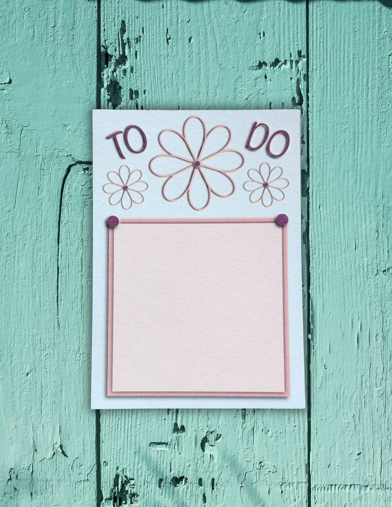 To Do Notepad – Floral Cutout Edition