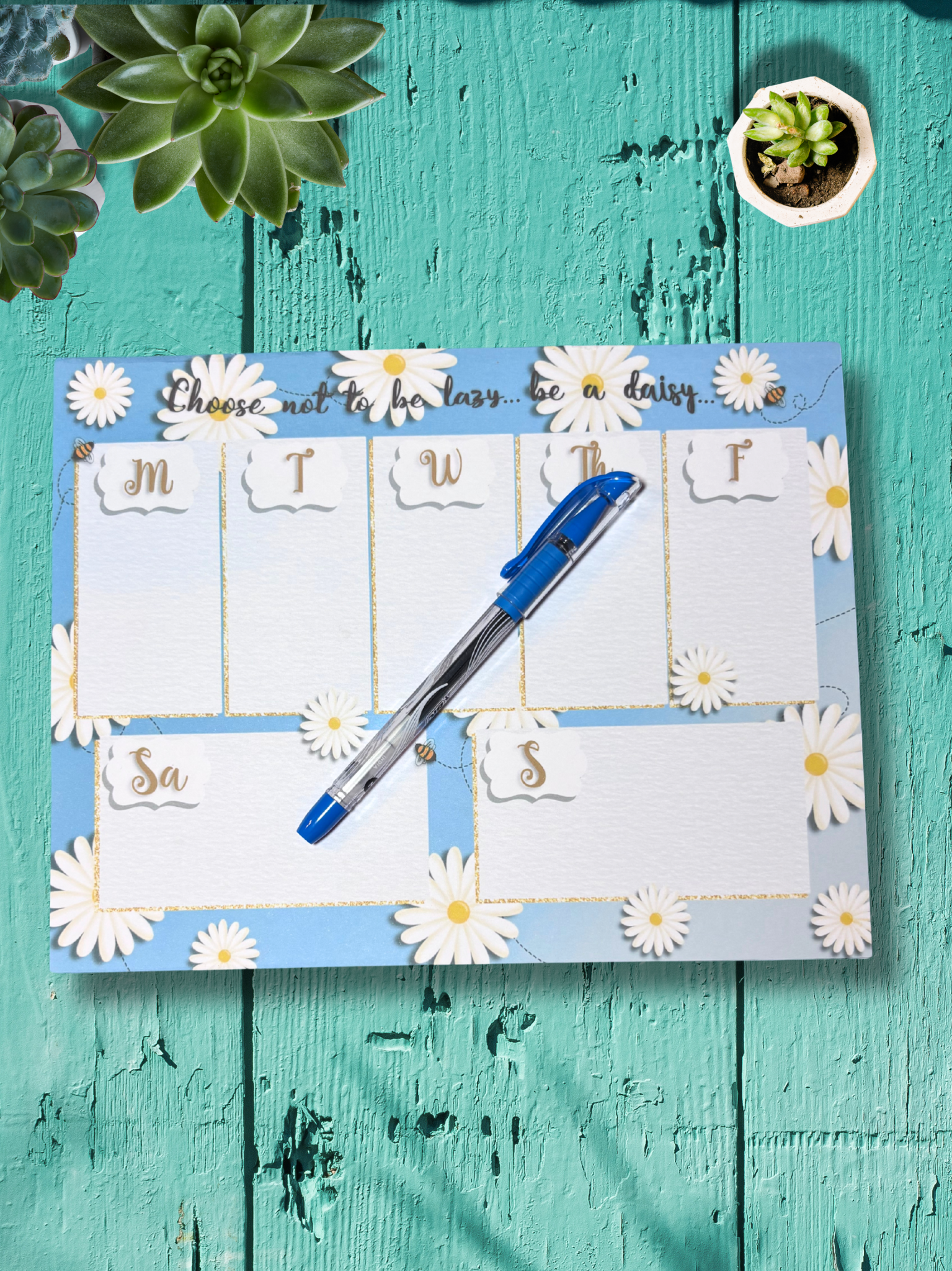 Be a Daisy Desktop Planner Notepad
