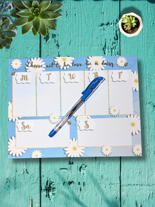 Be a Daisy Desktop Planner Notepad