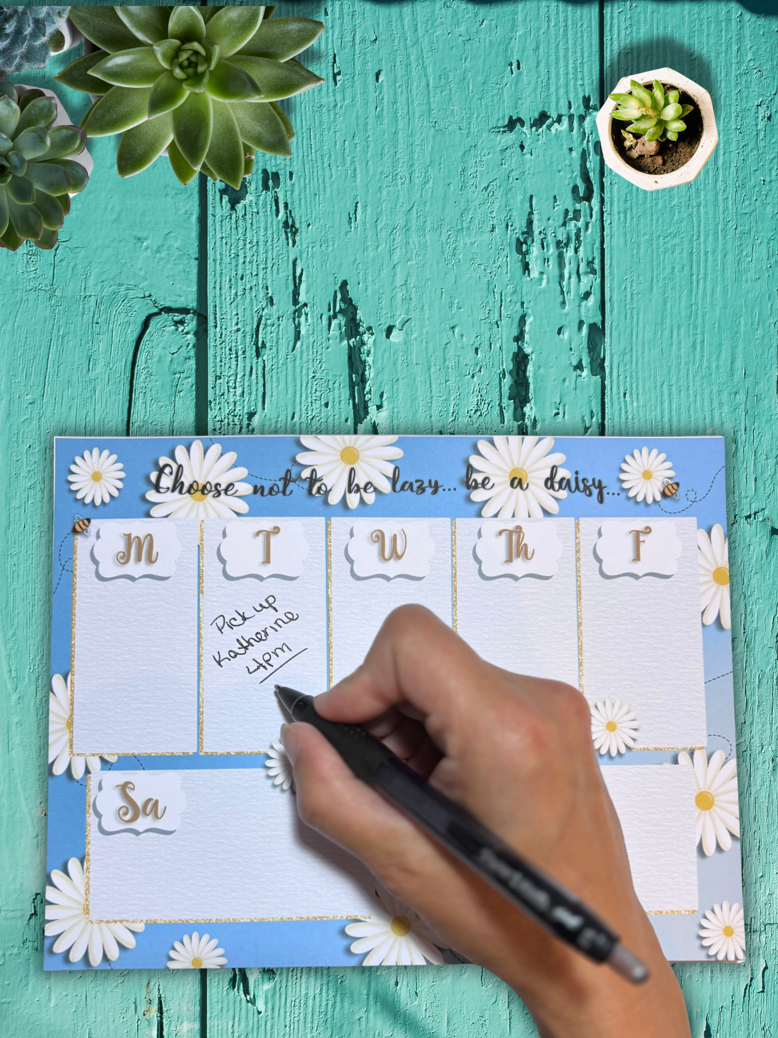 Be a Daisy Desktop Planner Notepad