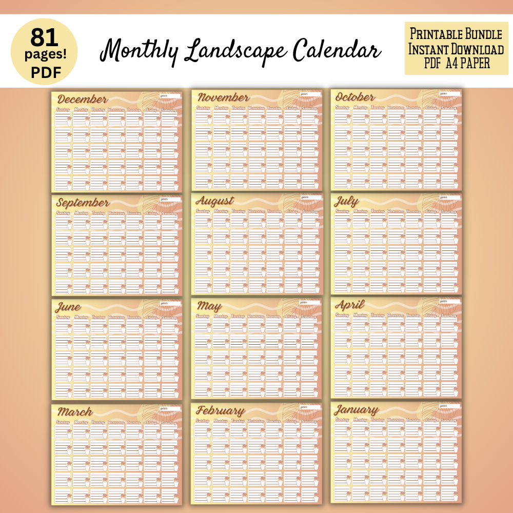 Gratitude Journal Digital Download 81 Pages