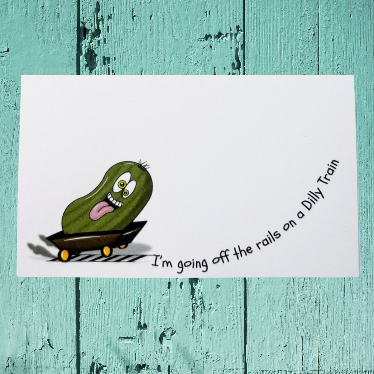 Dilly Train Notepad 4.25" x 5.5"