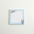 Remember Panda Mini Notepad | 3.5" x 3.5" | 40 Pages