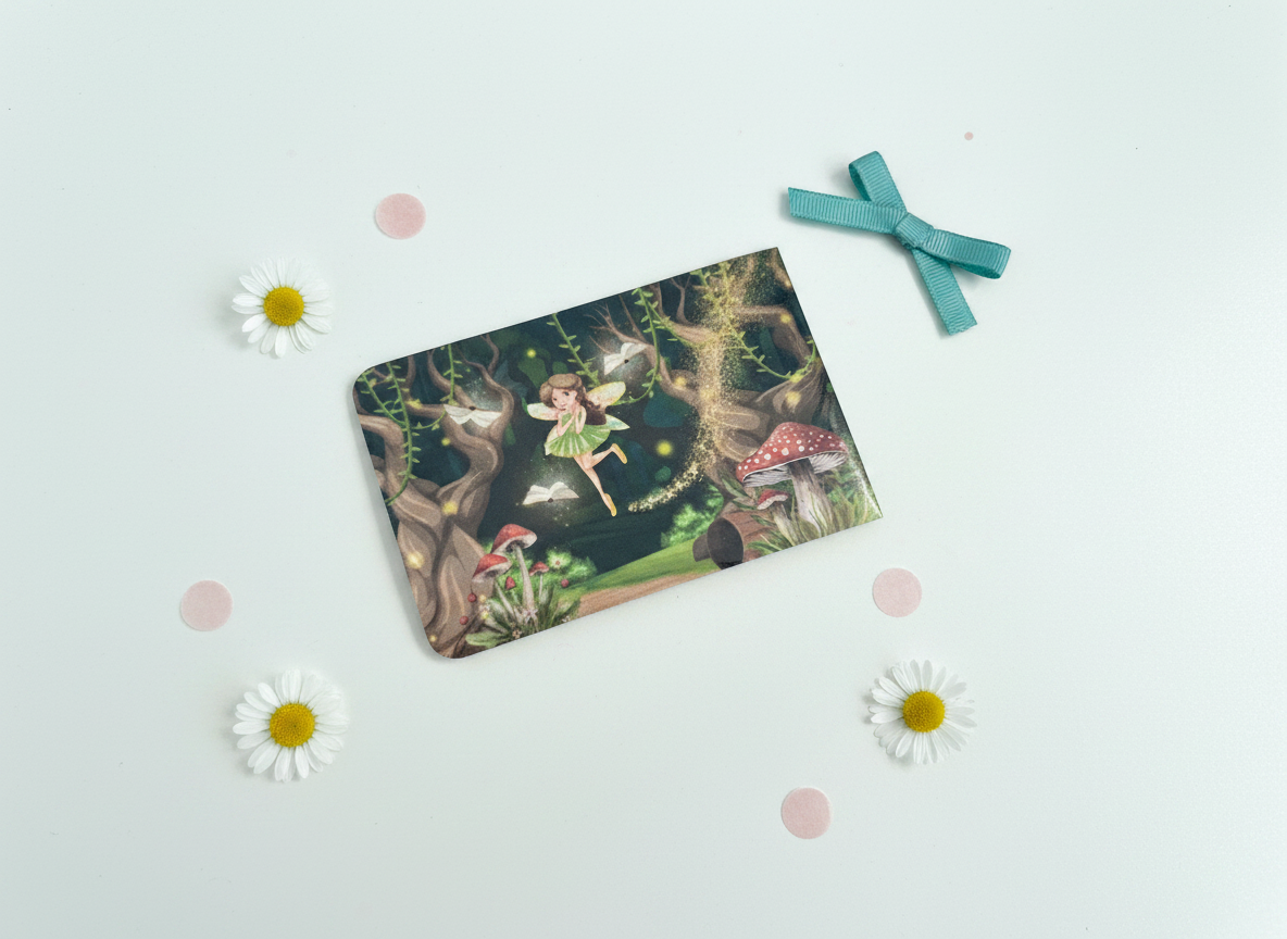 Fairy Forest Magnetic Bookmark | Laminated Page Marker | 2” x 3”
