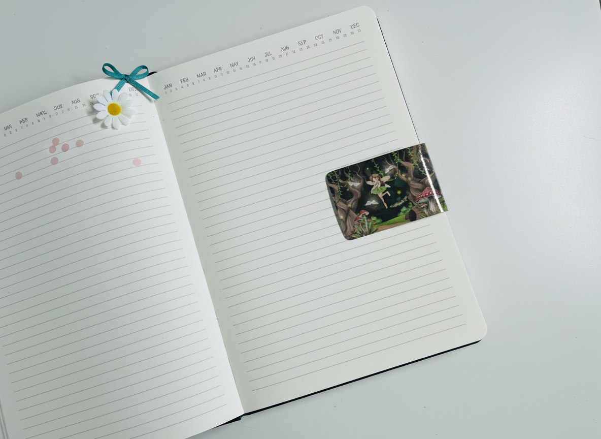 Fairy Forest Magnetic Bookmark | Laminated Page Marker | 2” x 3”