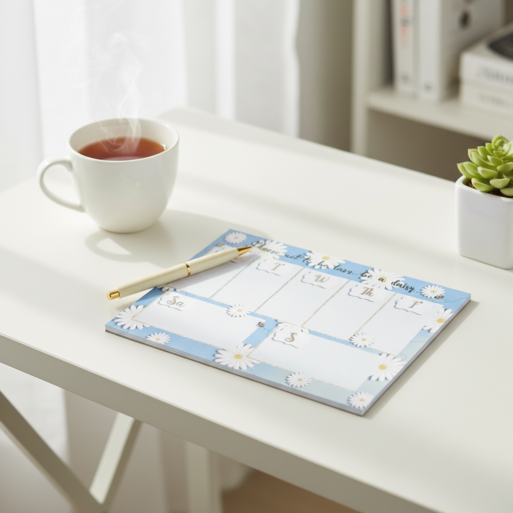 Be a Daisy Desktop Planner Notepad