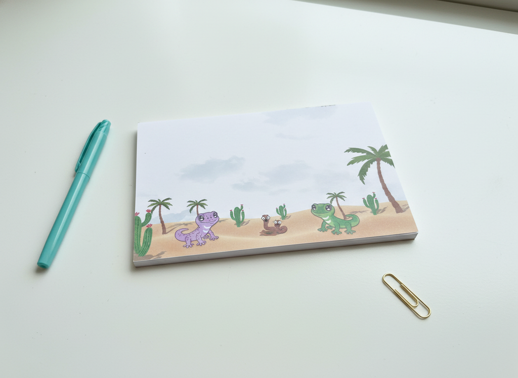 Desert Critters Notepad