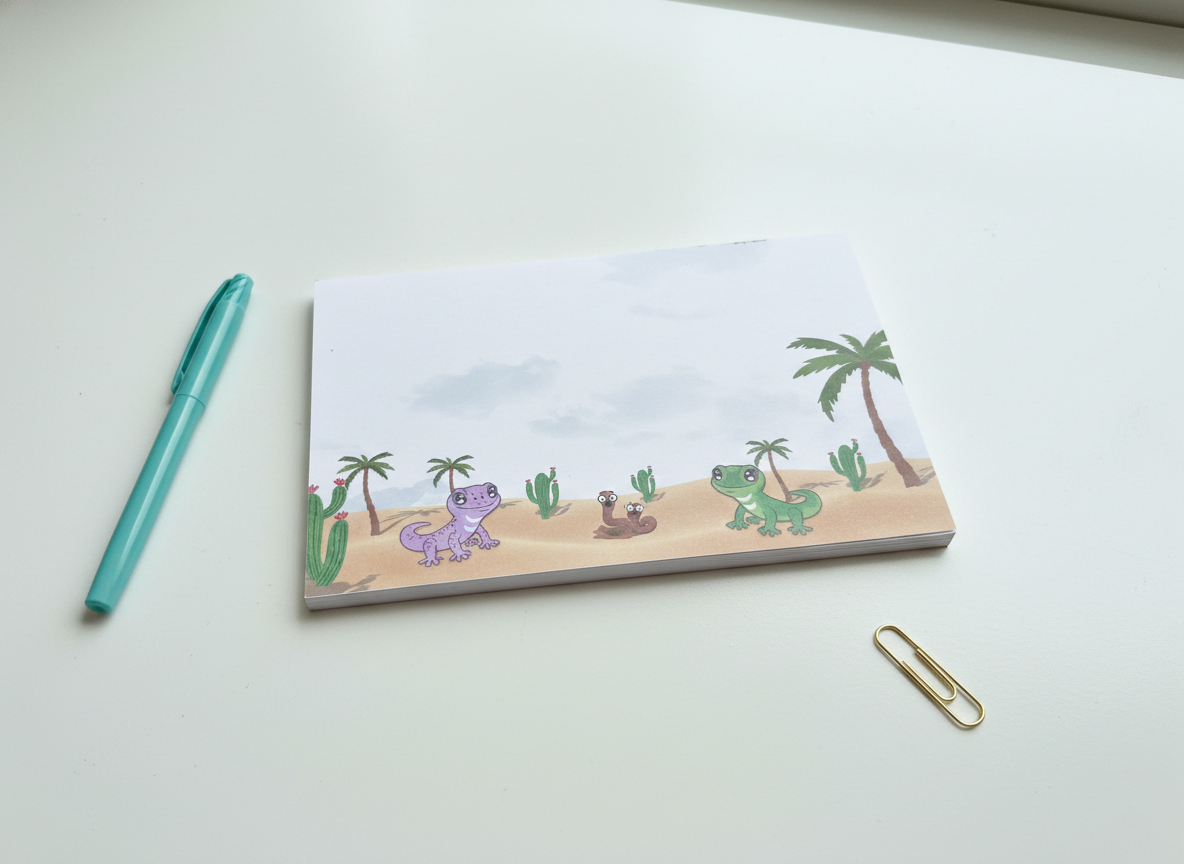 Desert Critters Notepad