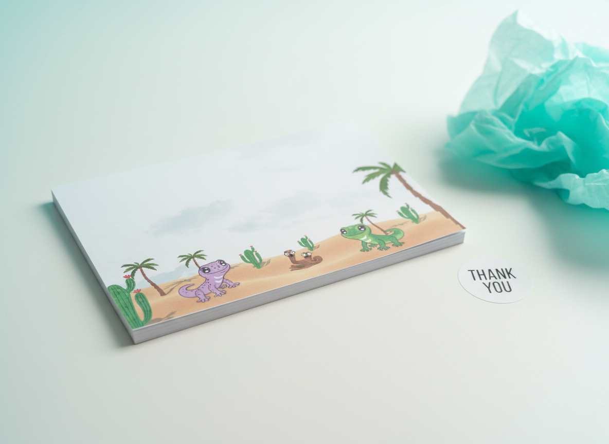 Desert Critters Notepad