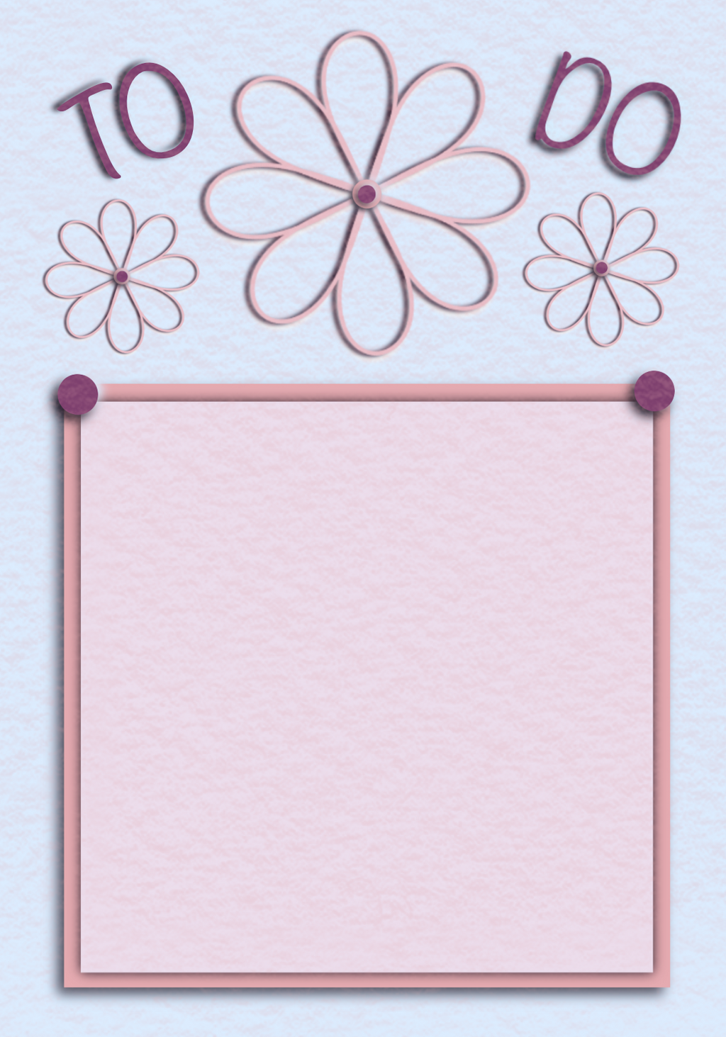 To Do Notepad – Floral Cutout Edition