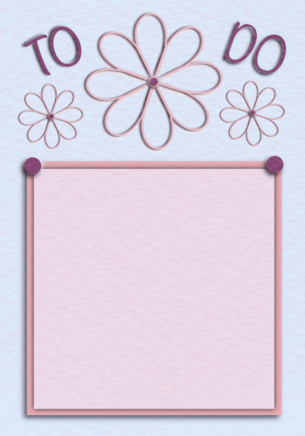To Do Notepad – Floral Cutout Edition