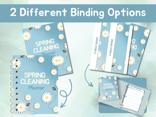 Daisy Spring Cleaning Planner (Printable PDF)