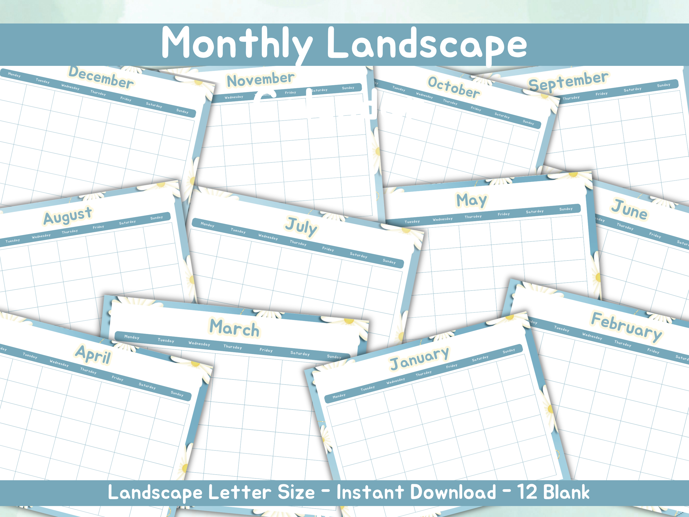 Daisy Spring Cleaning Planner (Printable PDF)