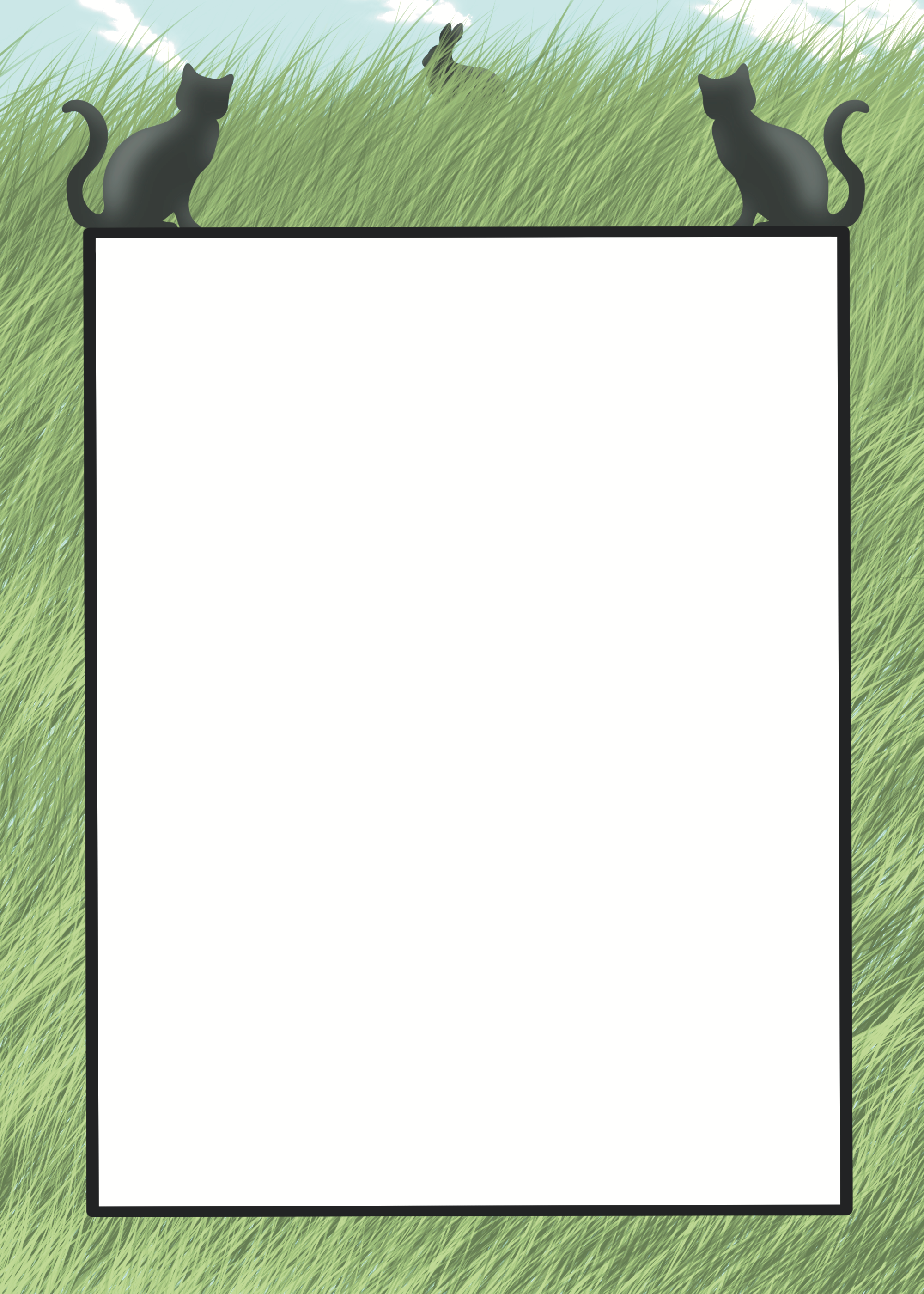 Whiskers in the Grass Notepad 3.5"x4.75"
